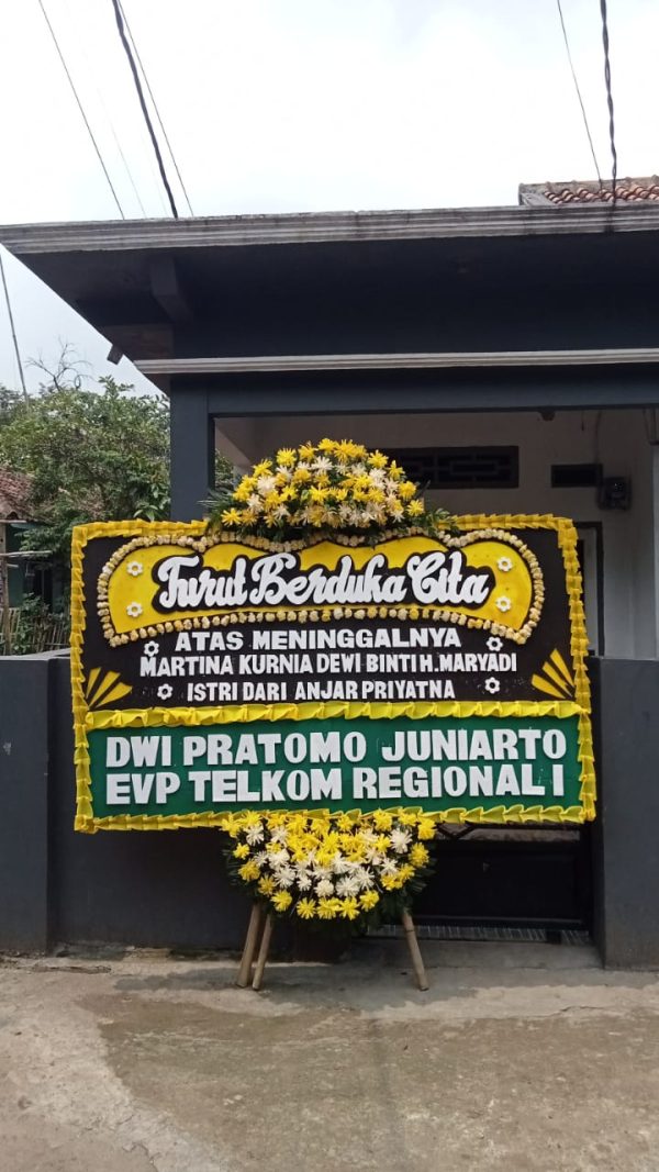 PDJK – 01 (1,25 x 2 M) Papan Bunga Duka Cita Jakarta